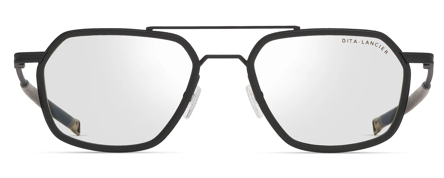 Color_DLX445-A-02 - Matte Black - Clear Blue Light Filter - Clear 