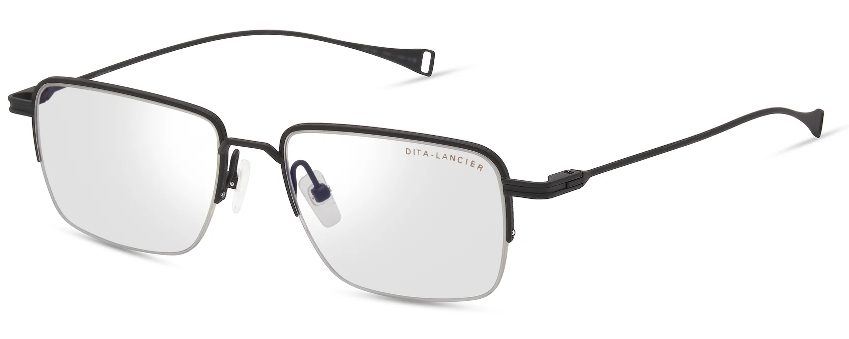 Color_DLX136-A-03 - Matte Black - Clear Blue Light Filter - Clear