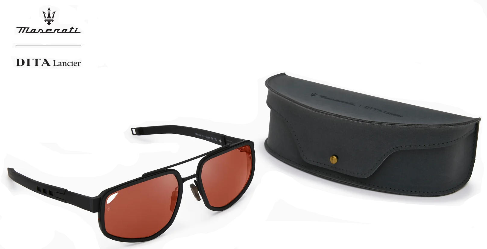 Color_DLS333-A-02 - Matte Black / Land Lens - Copper Flash Polarized