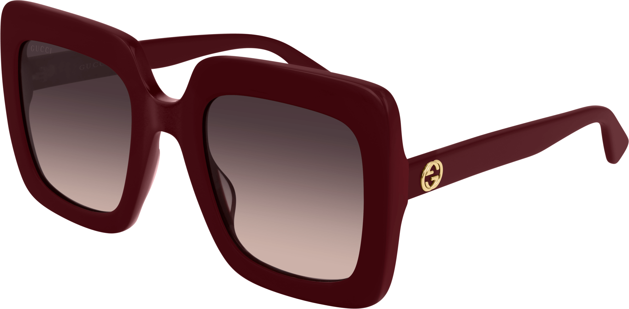 Color_GG0328S-006 - BURGUNDY - BROWN