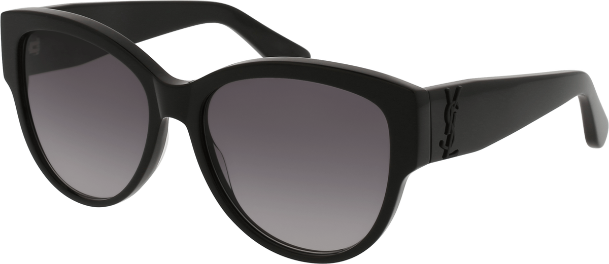 Saint‎ Laurent Paris SL M3 001 Black Sunglasses 55-16-140 Grey Lens SAINT LAURENT SLM3 002 Black/Grey 55-16-140 Sunglasses New  main image 3