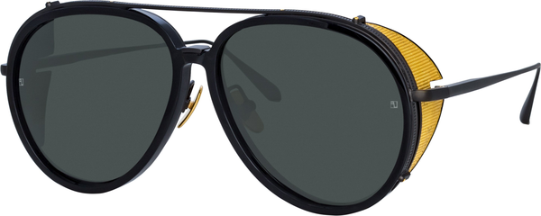 Color_LFL1358C1SUN - Maverick Aviator Sunglasses in Nickel (Men's)