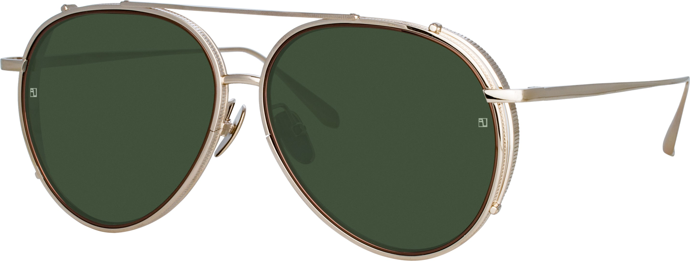 Color_LFL1360C3SUN - Torino Aviator Sunglasses in Light Gold
