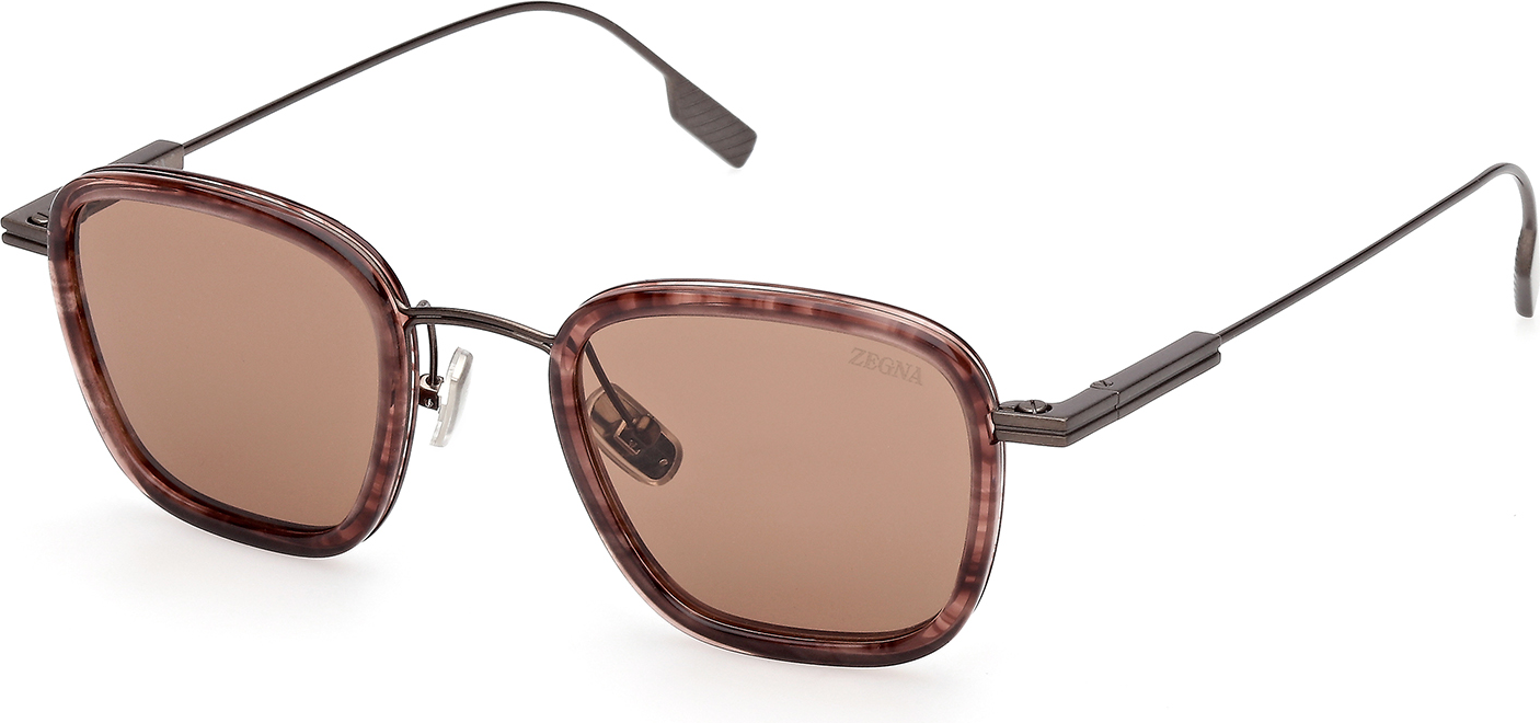 Color_EZ0277_4720A - Grey/Striped / Matte Dark Ruthenium