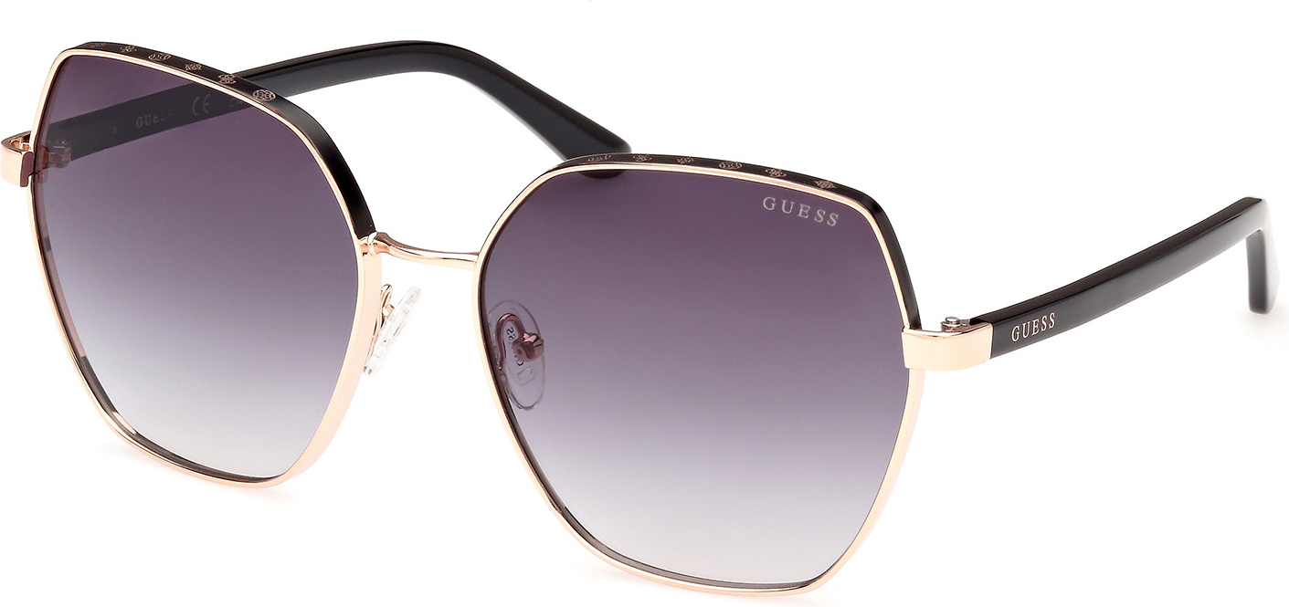 Color_GU00108_6005B - Shiny Rose Gold / Shiny Black
