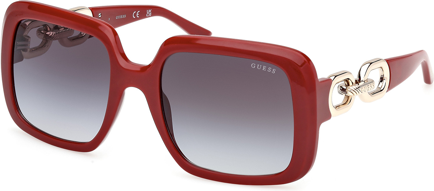 Color_GU00161_5666B - Shiny Dark Red / Shiny Pale Gold