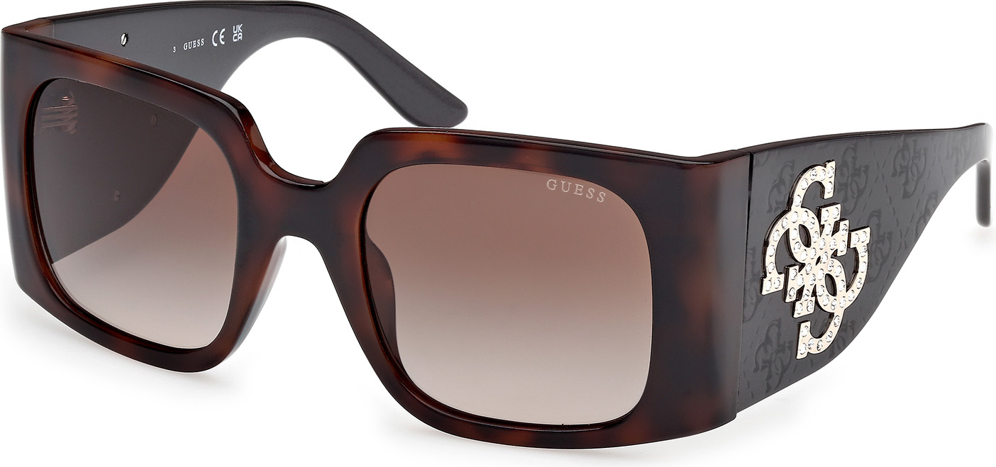 Color_GU00201-H_5352F - Dark Havana / Shiny Black