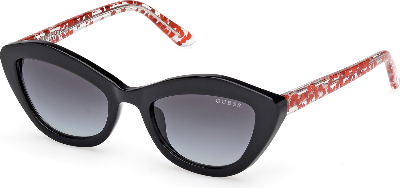 Color_GU00229_4701B - Shiny Black / Crystal