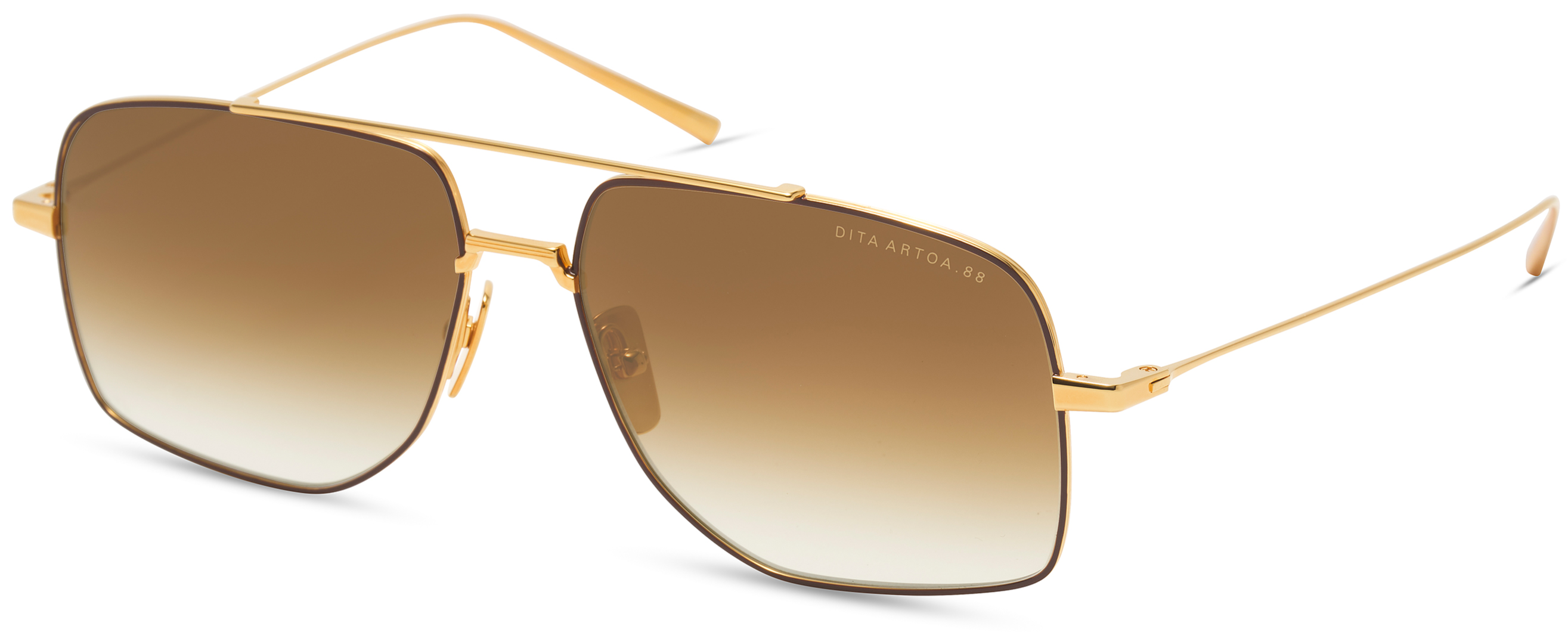Color_DTS190-A-01 - Yellow Gold - Cappuccino / Dark Green to Clear Gradient