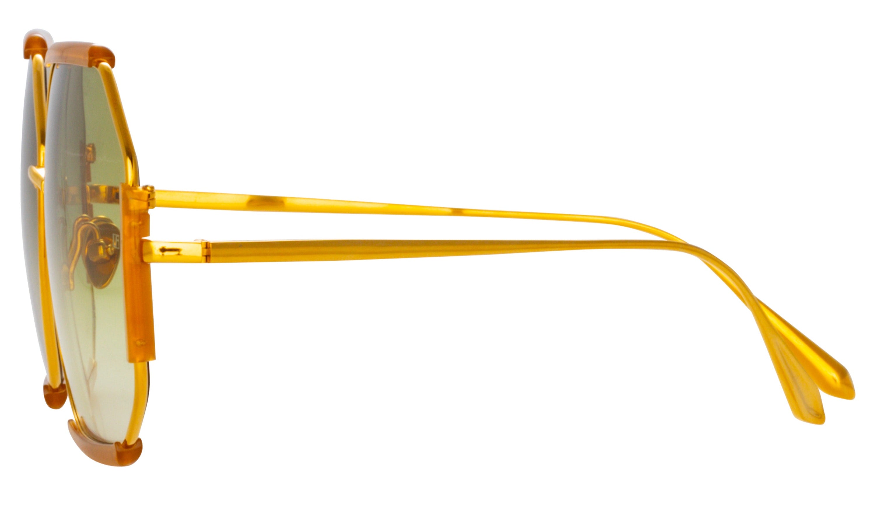 Color_LFL1308C5SUN - Margot Hexagon Sunglasses in Honey