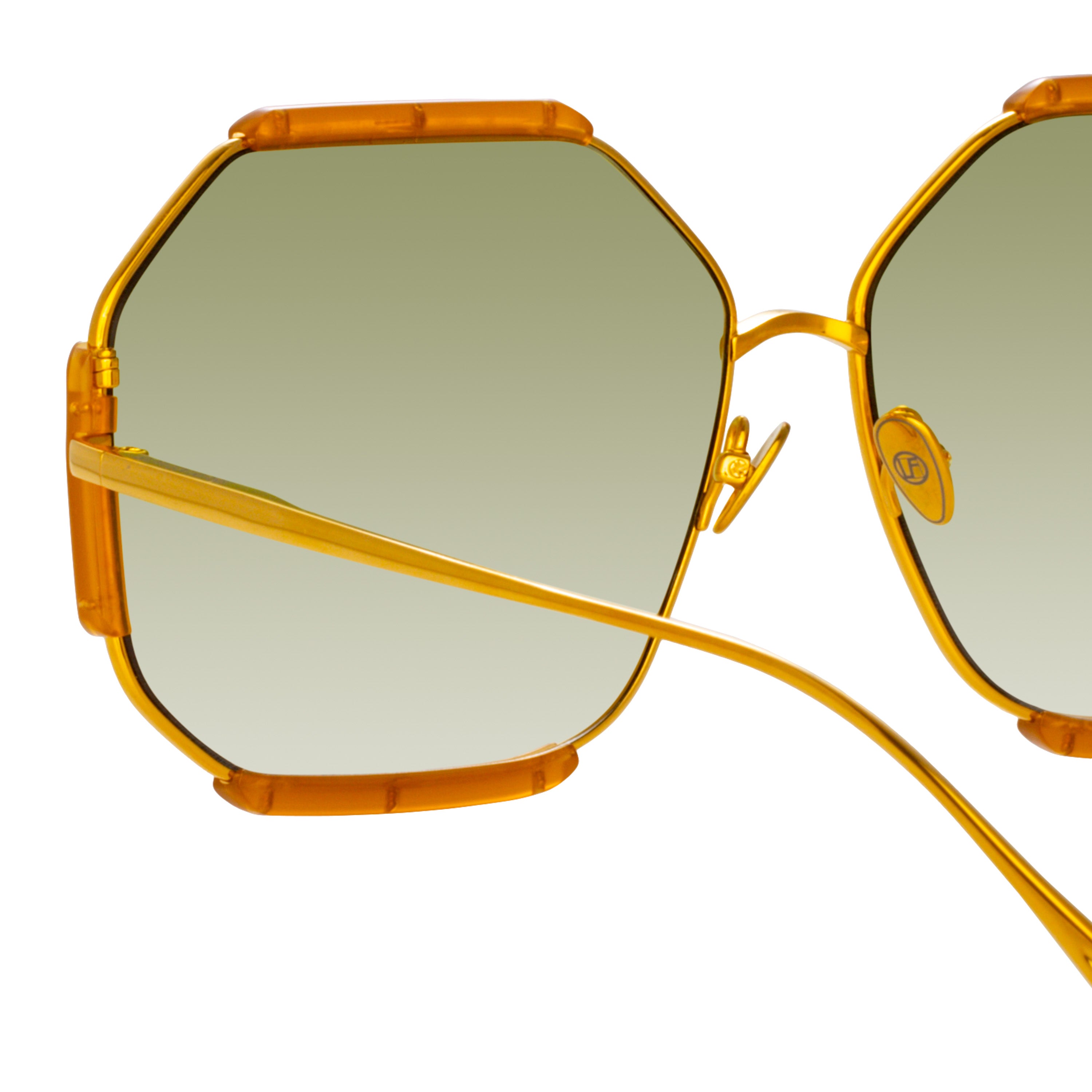 Color_LFL1308C5SUN - Margot Hexagon Sunglasses in Honey