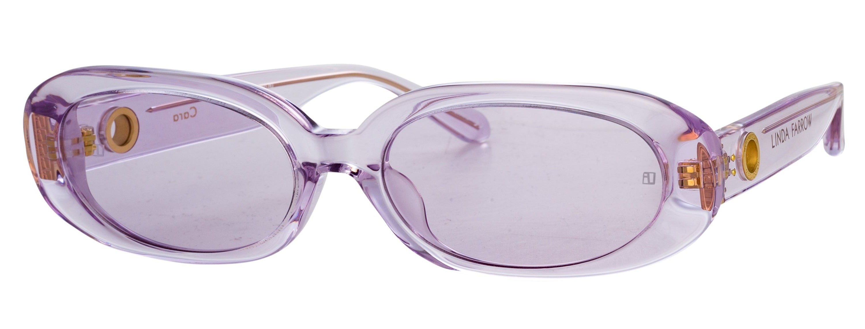 Color_LFL1252C5SUN - Cara Oval Sunglasses in Purple