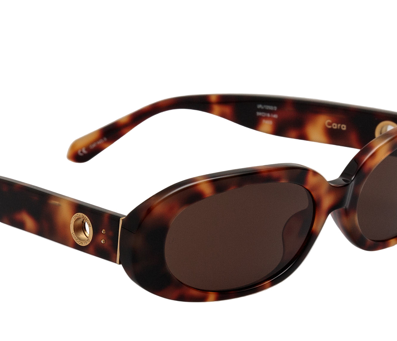 Color_LFL1252C2SUN - Cara Oval Sunglasses in Tortoise Shell