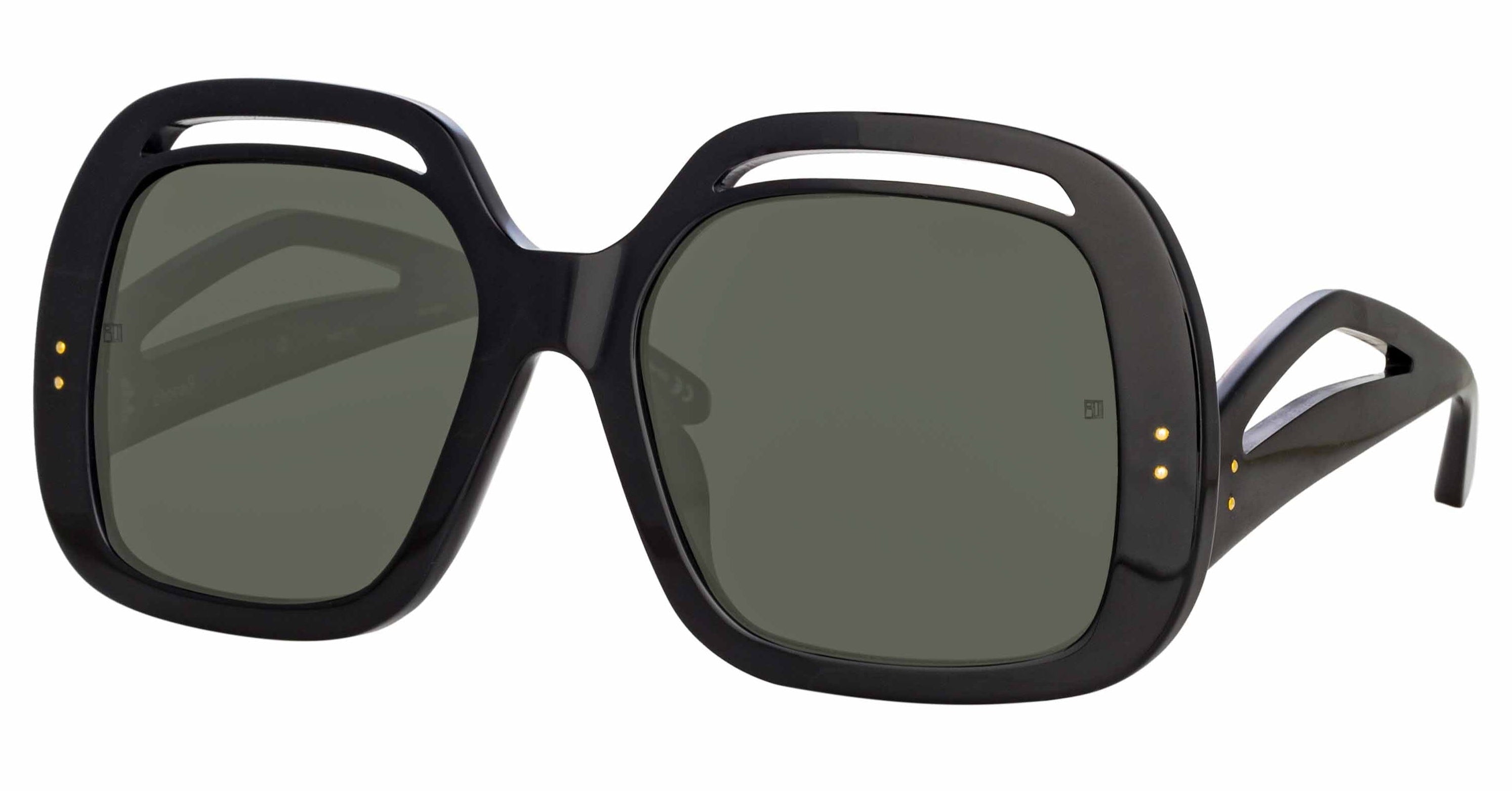 Color_LFL1126C1SUN - Renata Oversized Sunglasses in Black