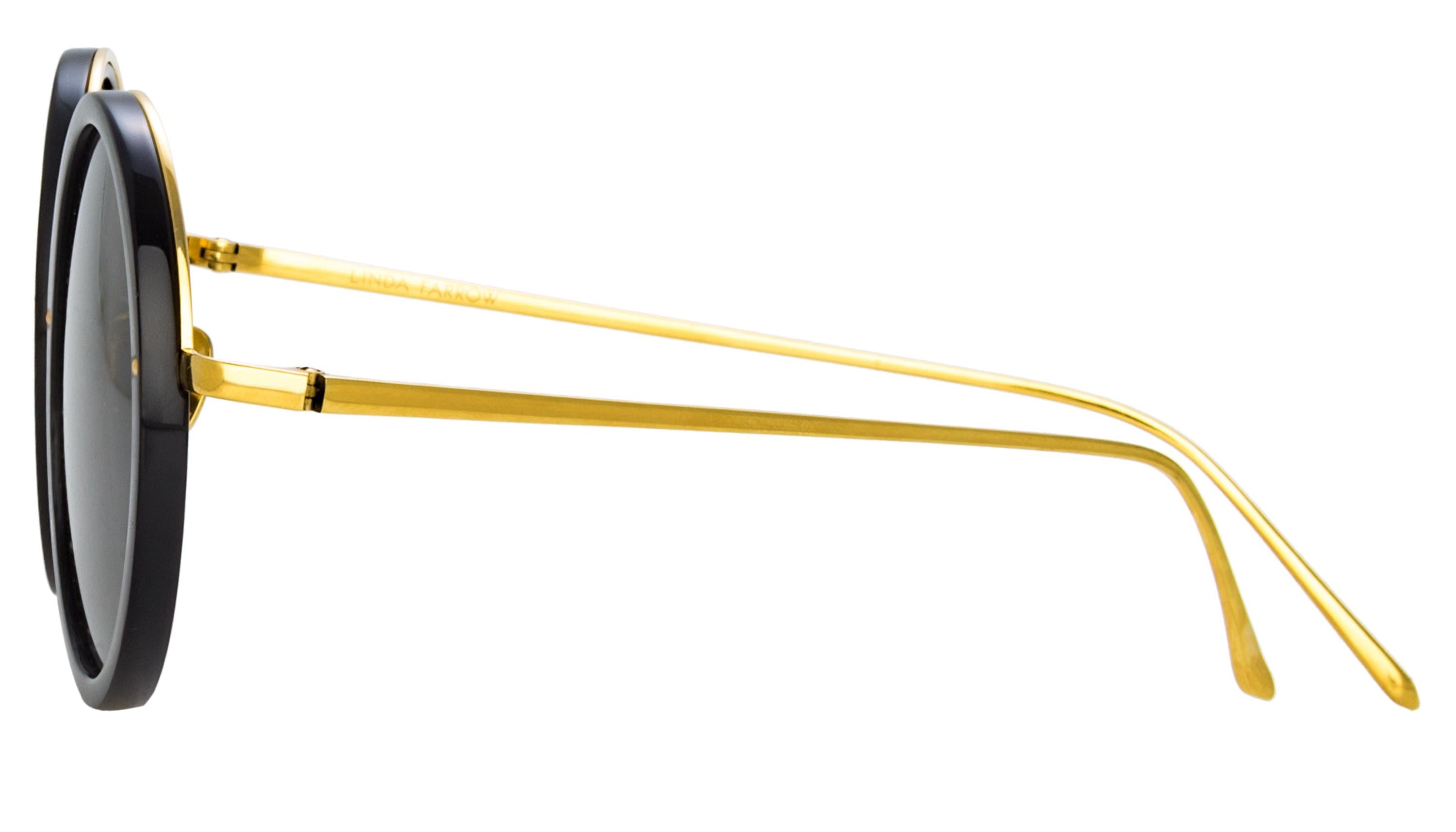 Color_LFLC239C11SUN - The Tracy | Round Sunglasses in Black Frame