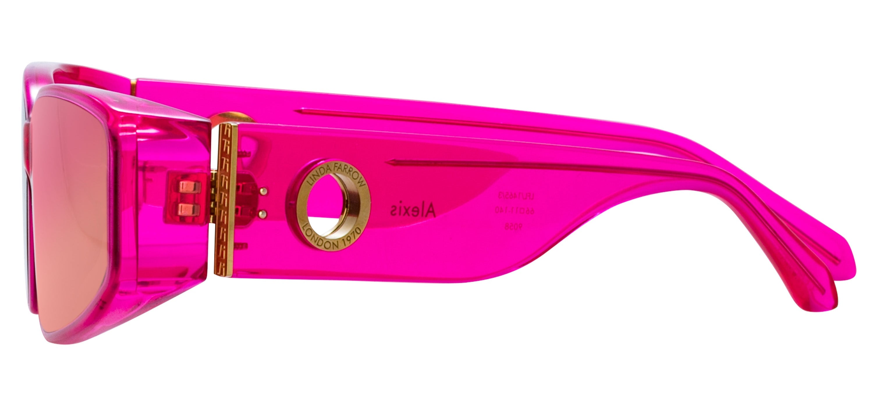 Color_LFL1465C3SUN - Alexis Angular Sunglasses in Pink