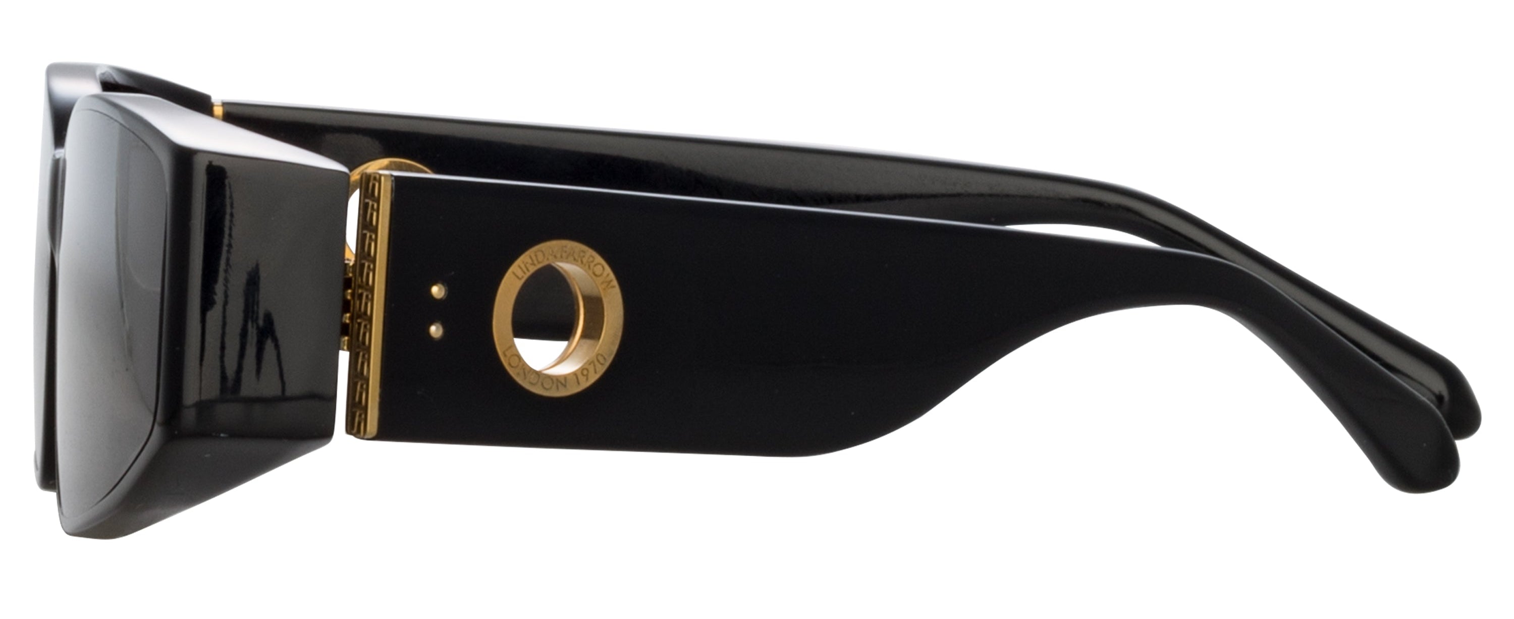 Color_LFL1465C1SUN - Alexis Angular Sunglasses in Black