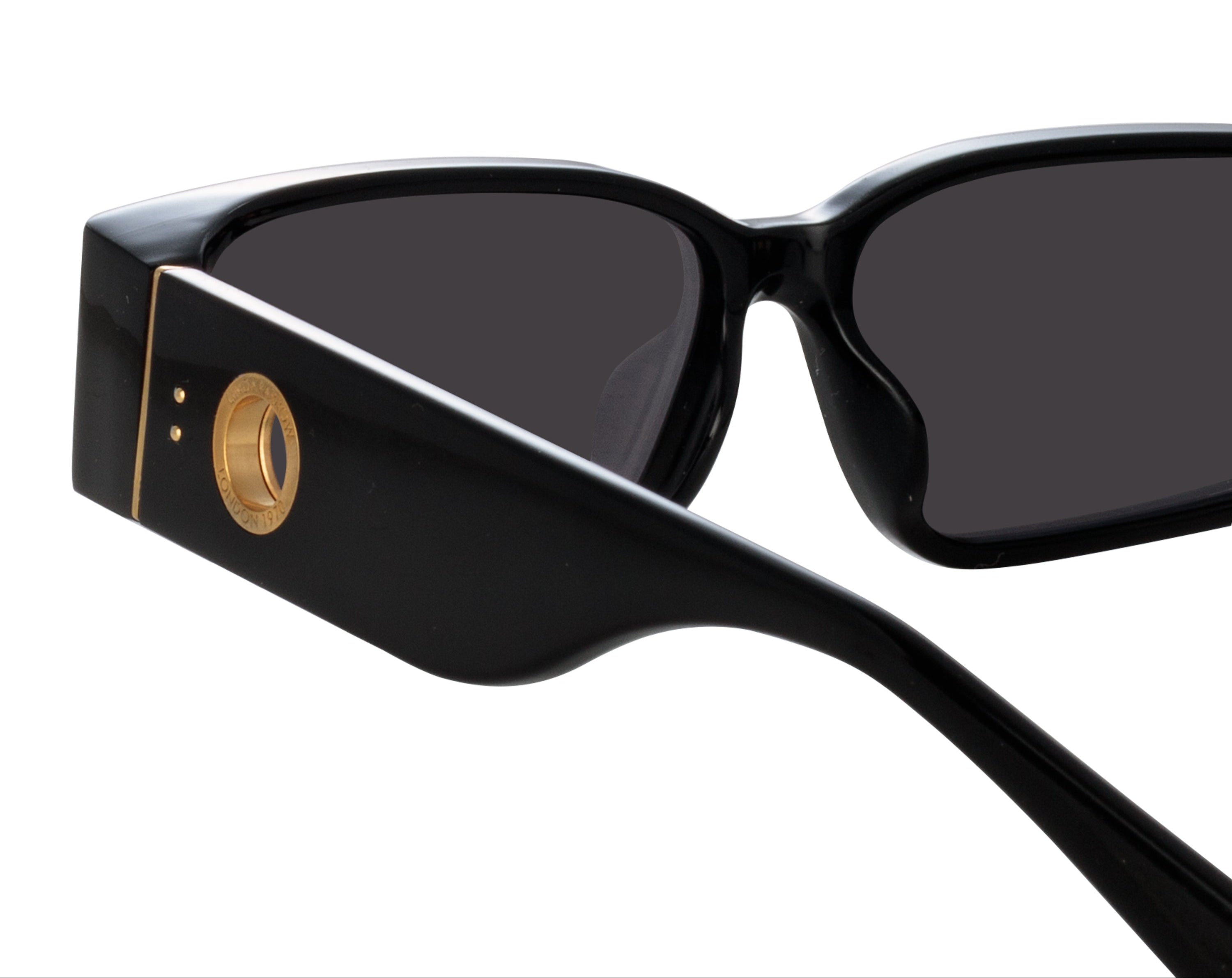 Color_LFL1465C1SUN - Alexis Angular Sunglasses in Black