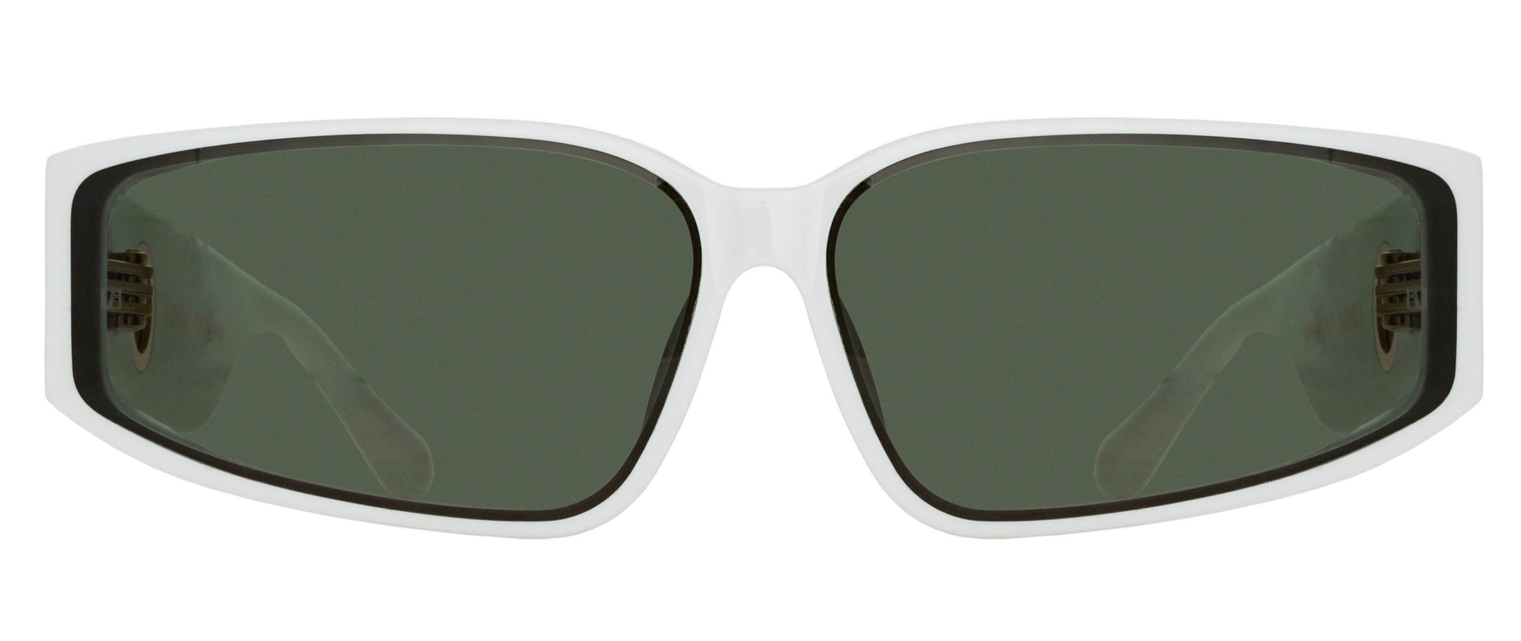 Color_LFL1465C2SUN - Alexis Angular Sunglasses in White