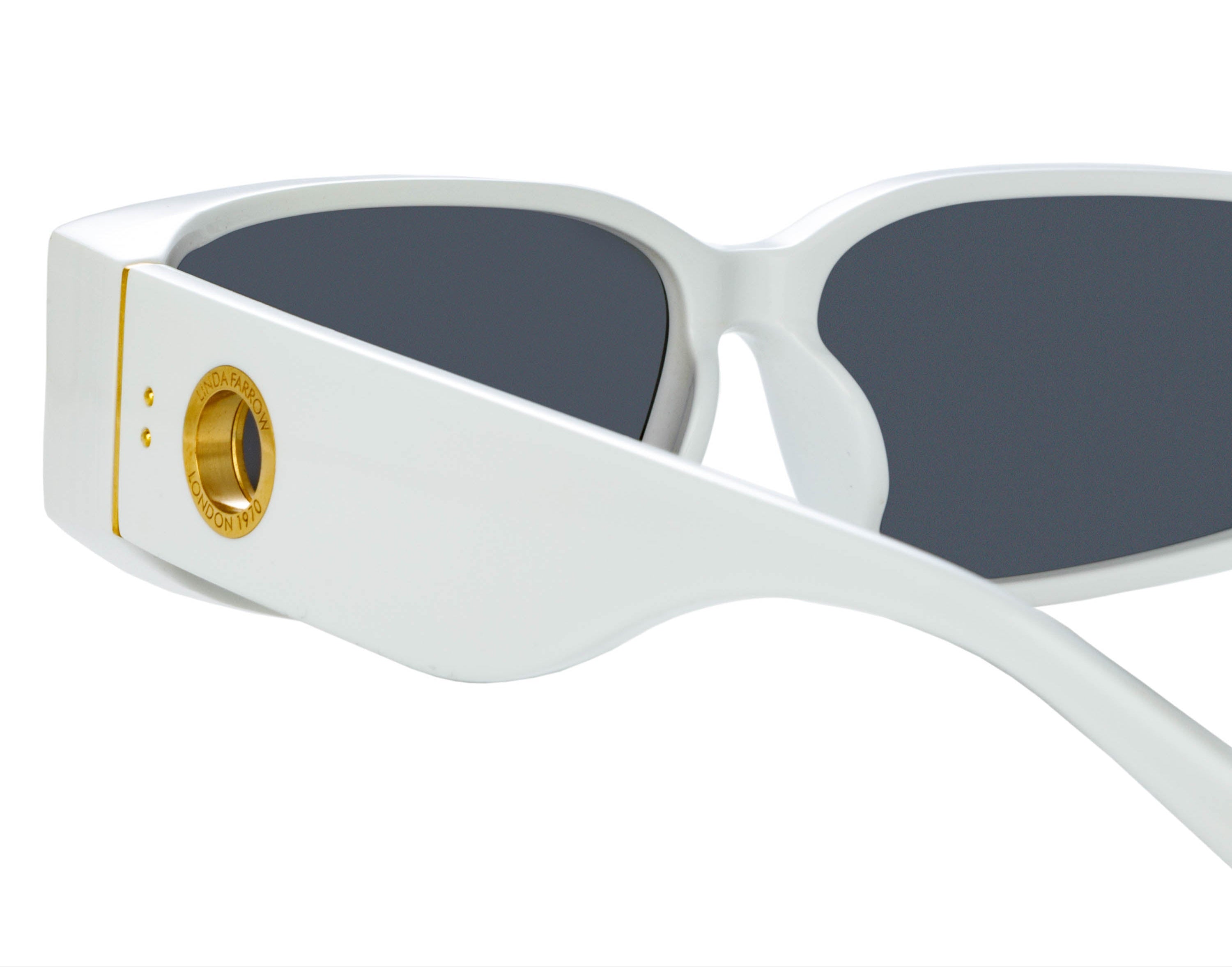 Color_LFL1465C2SUN - Alexis Angular Sunglasses in White