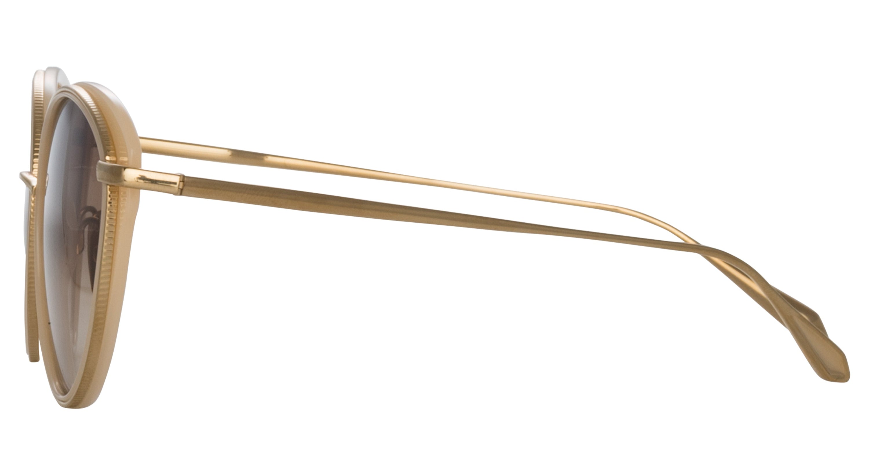 Color_LFL1445C3SUN - Song Cat Eye Sunglasses in Light Gold and Peach