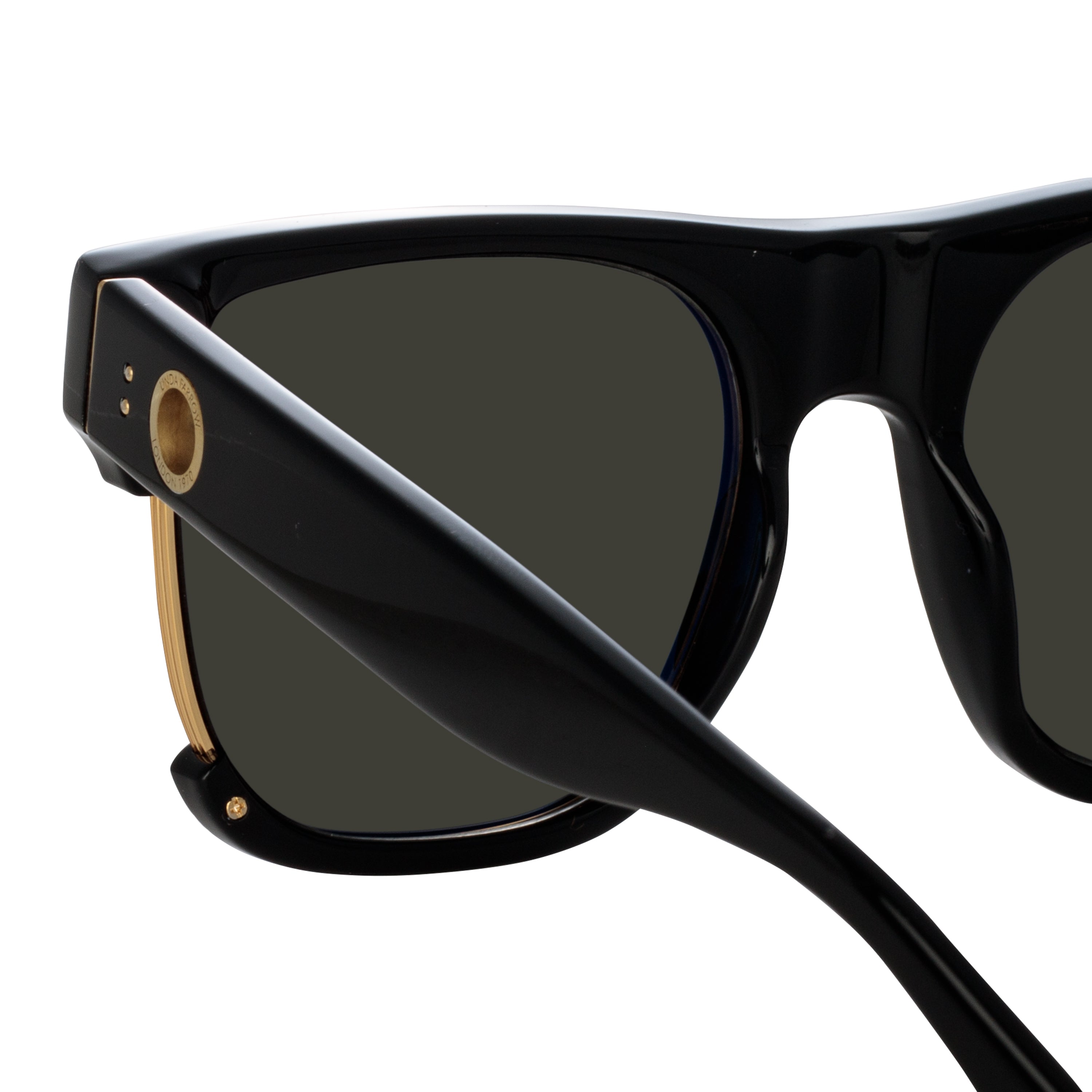 Color_LFL1438C1SUN - Lomas D-Frame Sunglasses in Black