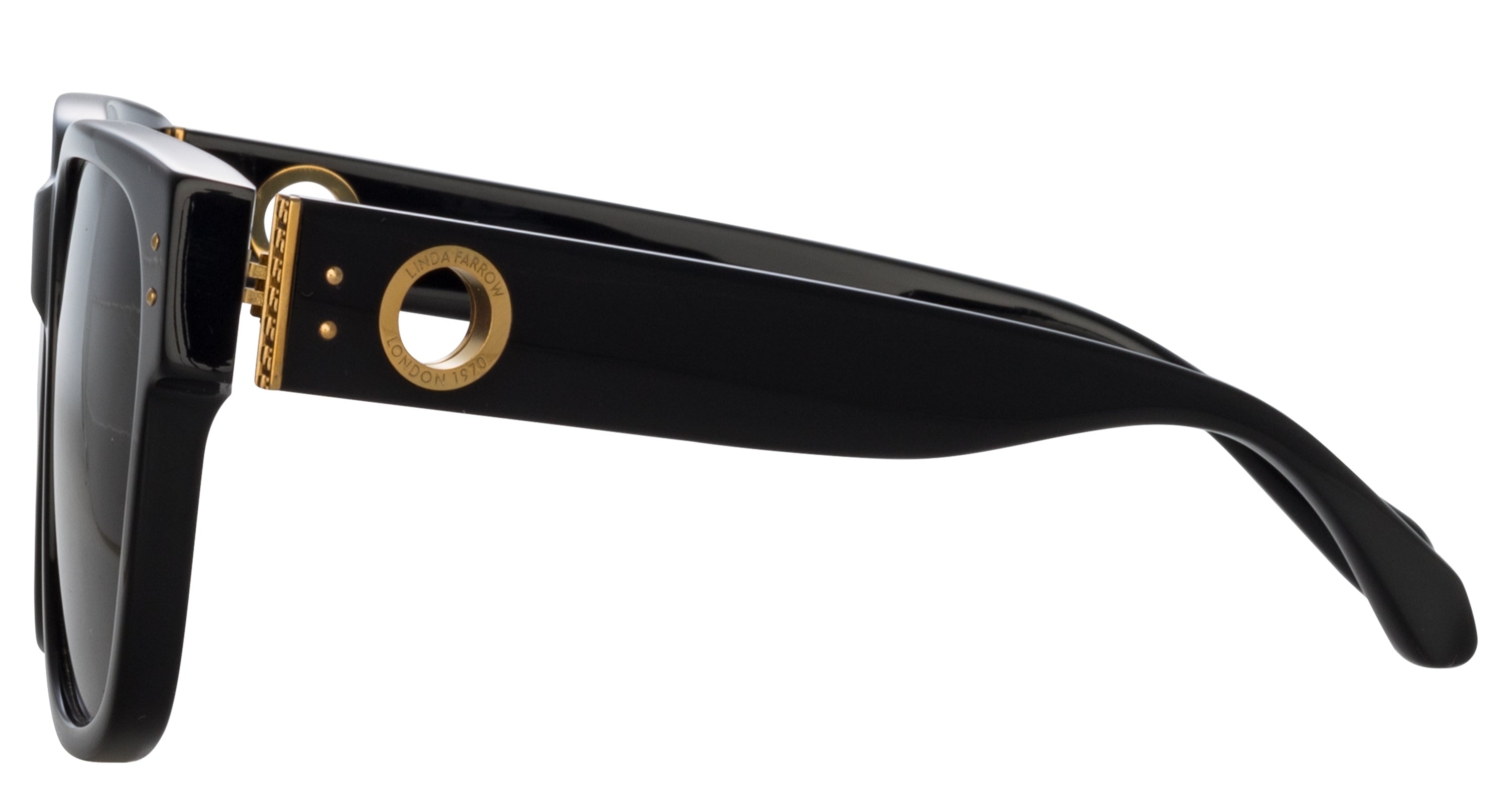 Color_LFL1429C1SUN - Perry D-Frame Sunglasses in Black