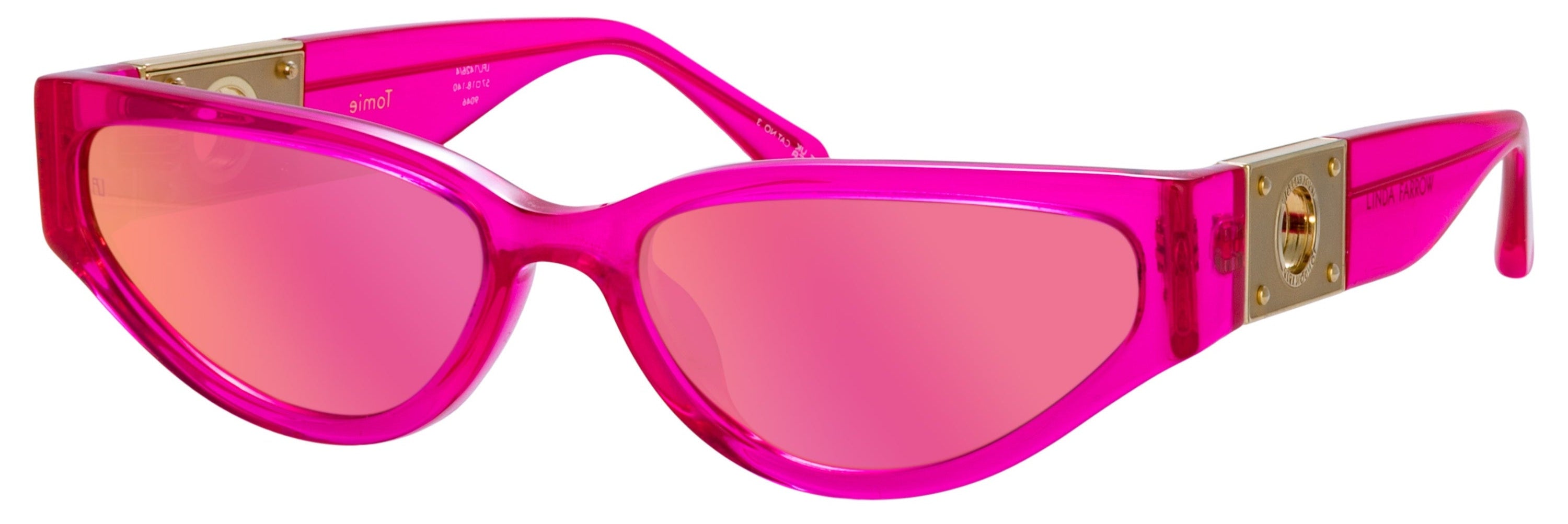 Color_LFL1426C4SUN - Tomie Cat Eye Sunglasses in Pink