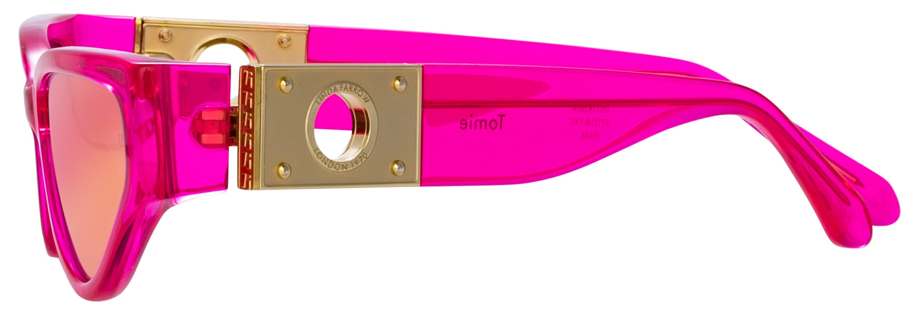 Color_LFL1426C4SUN - Tomie Cat Eye Sunglasses in Pink