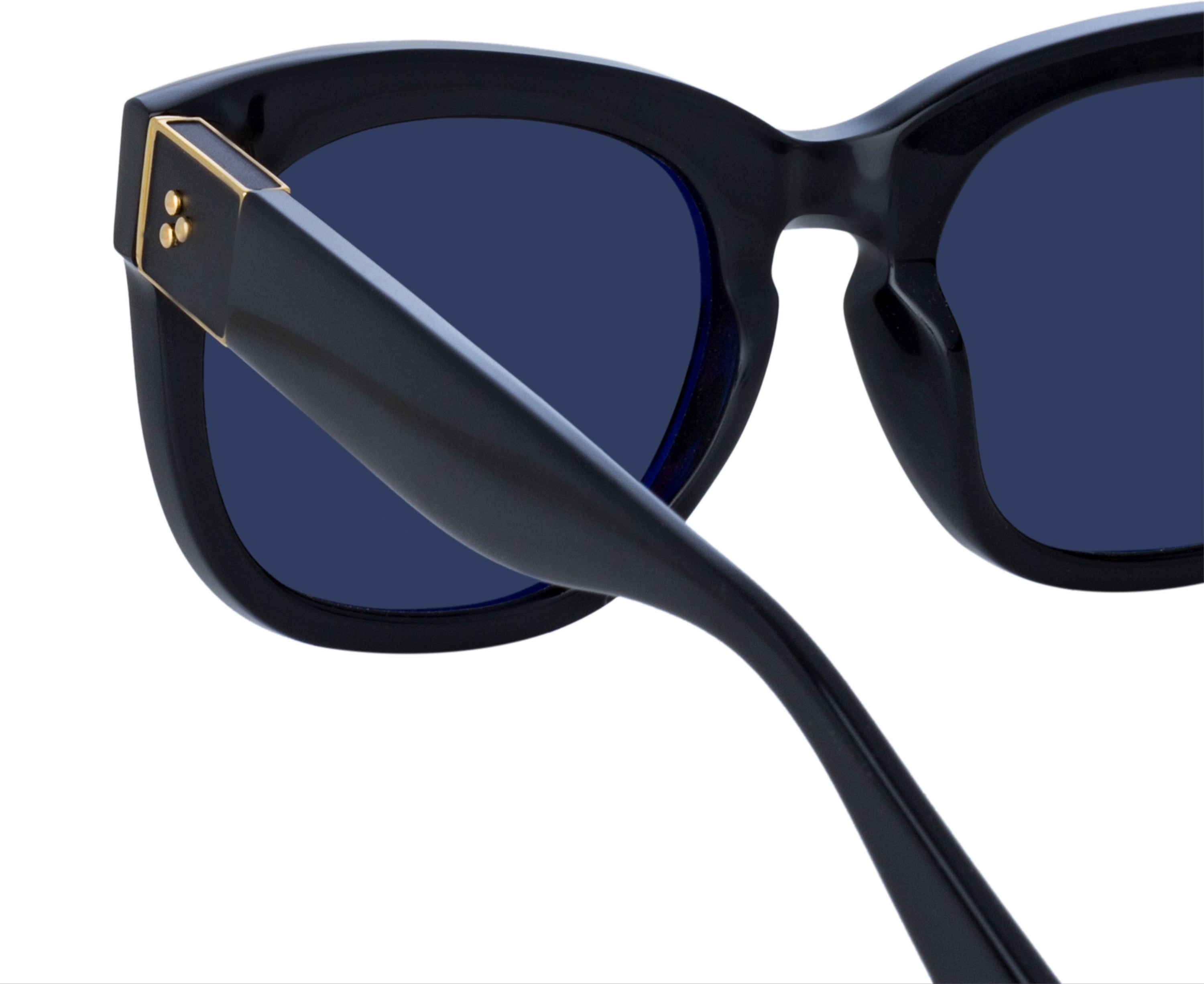 Color_LFL1384C1SUN - Jenson D-Frame Sunglasses in Black