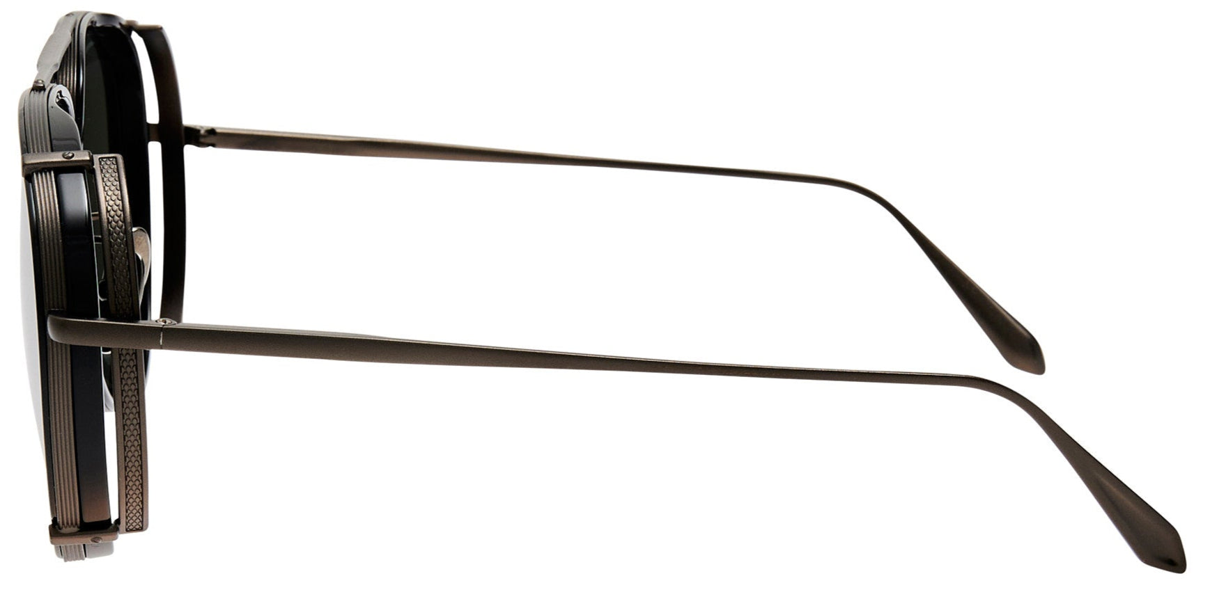 Color_LFL1362C4SUN - Dimitri Aviator Sunglasses in Black and Matt Nickel