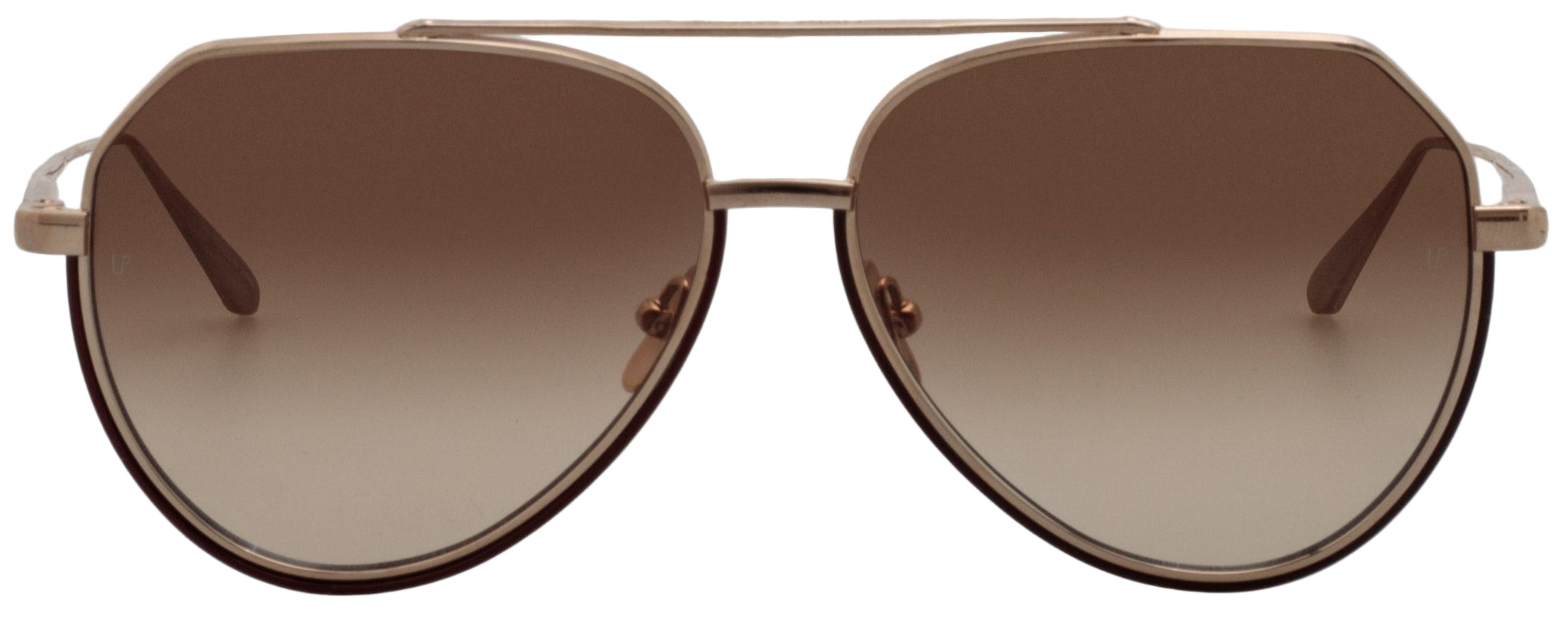 Color_LFL1472C2SUN - Bayer Aviator Sunglasses in Light Gold and Mocha