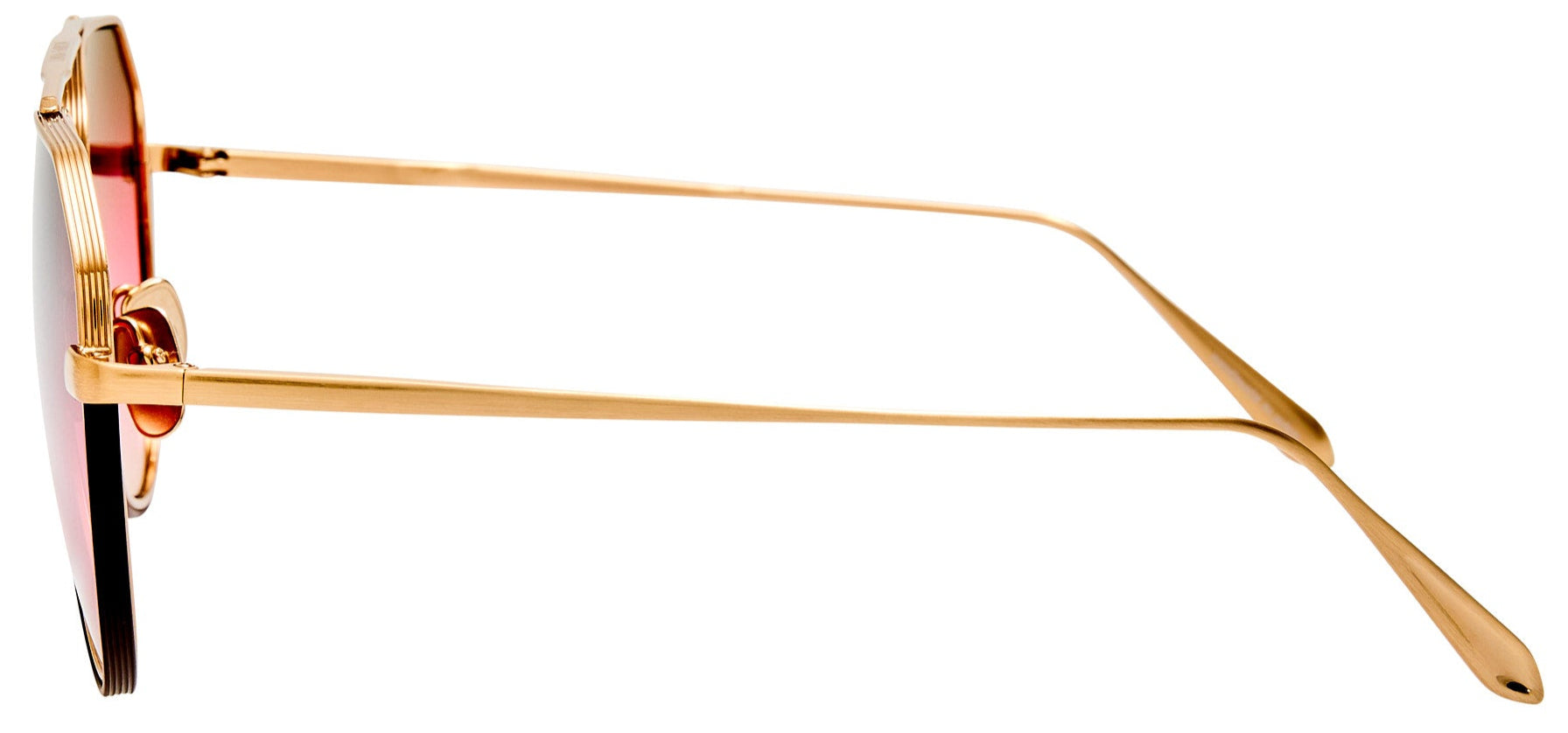 Color_LFL1472C6SUN - Bayer Aviator Sunglasses in Light Gold and Pink LIMITED EDITION OF 100