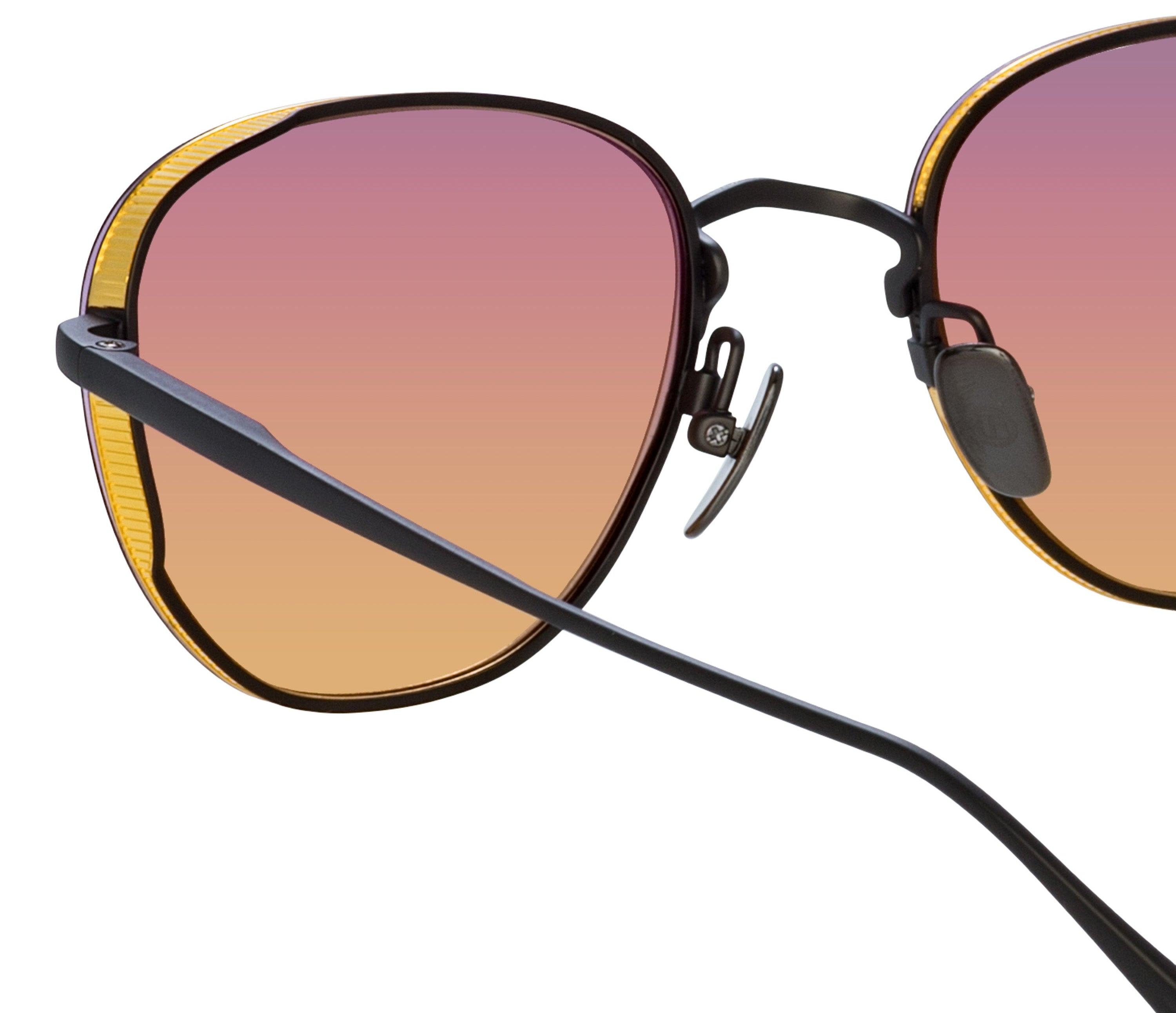 Color_LFL1503C3SUN - Boyd Aviator Sunglasses in Nickel and Sunset