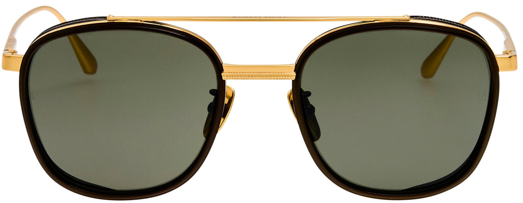 Color_LFL1558C1SUN - Varo Square Sunglasses in Yellow Gold and Grey