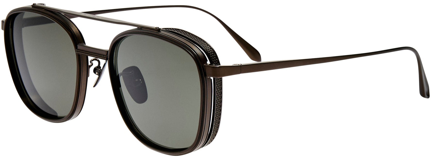 Color_LFL1558C3SUN - Varo Square Sunglasses in Nickel and Grey