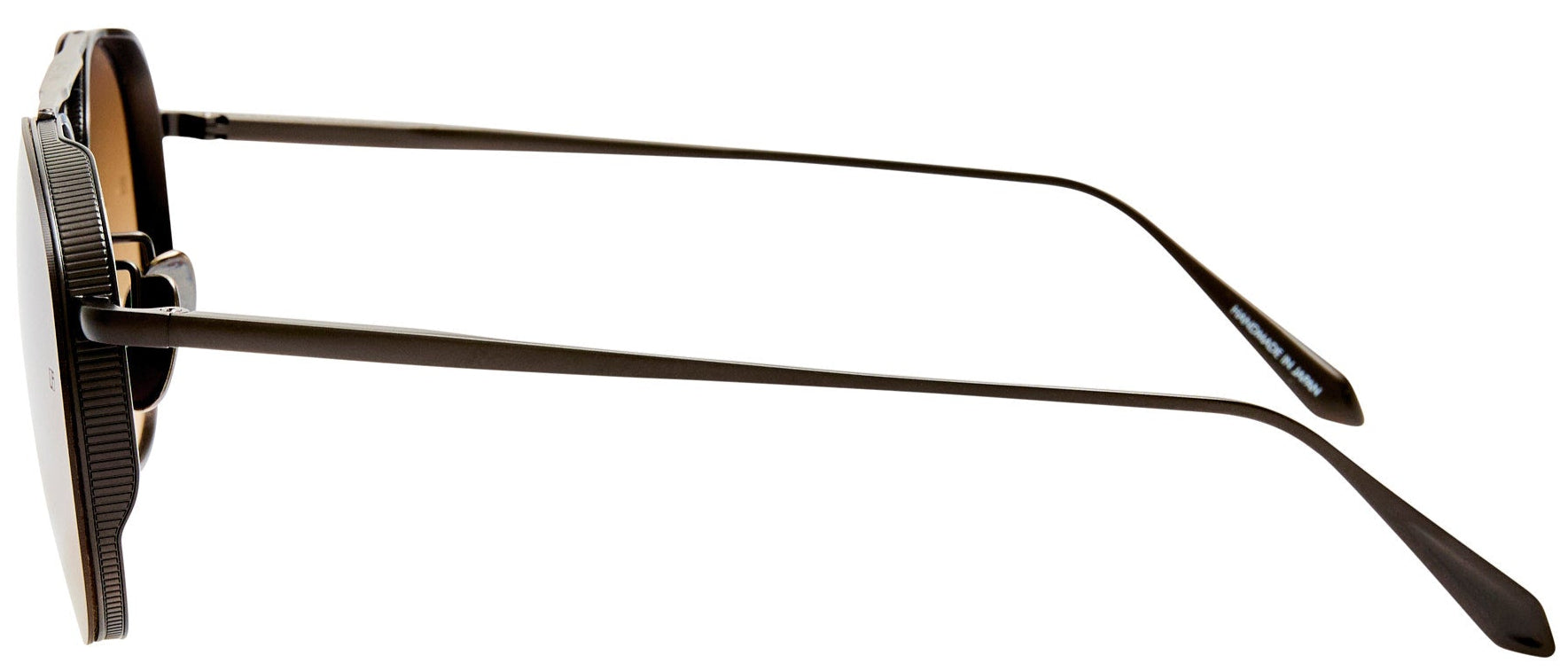 Color_LFL1547C4SUN - Meret Aviator Sunglasses in Matt Nickel and Mocha Grad