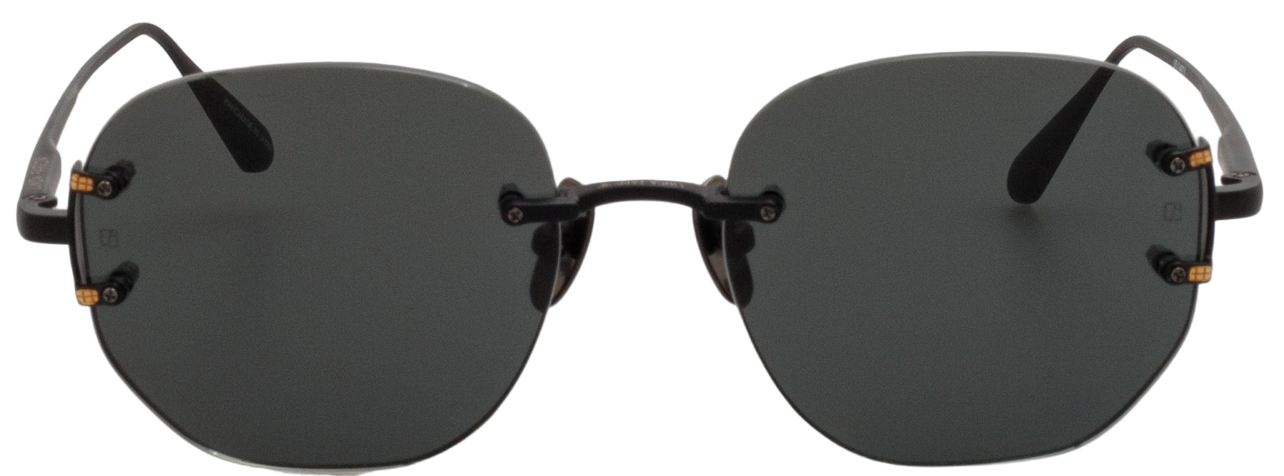 Color_LFL1497C1SUN - Sandor Angular Sunglasses in Matt Nickel and Grey