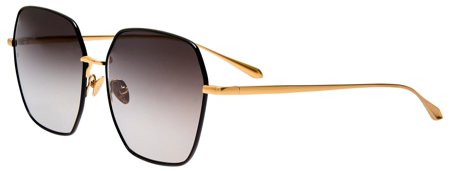 Color_LFL1576C1SUN - Darcie Oversized Sunglasses in Yellow Gold and Grey