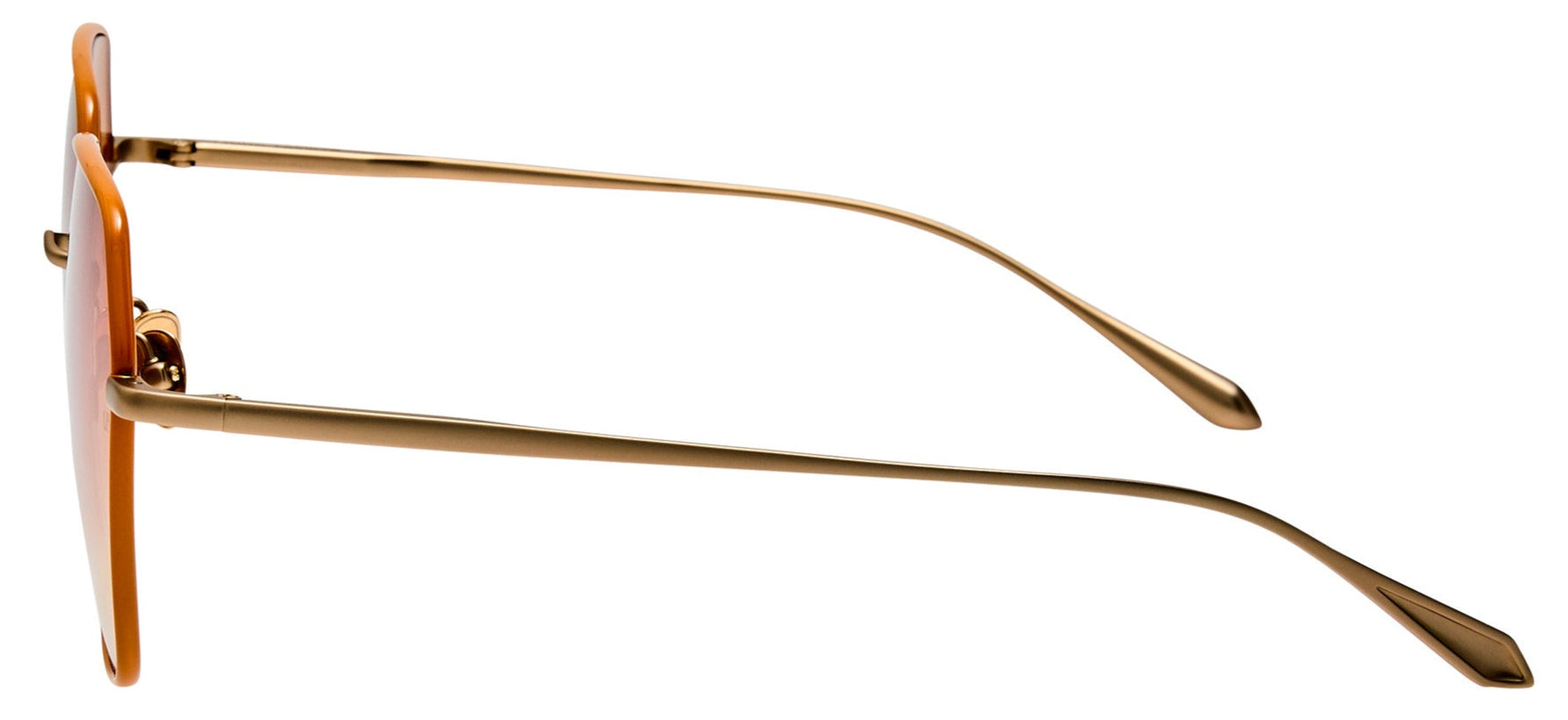 Color_LFL1576C3SUN - Darcie Oversized Sunglasses in Light Gold and Camel Grand