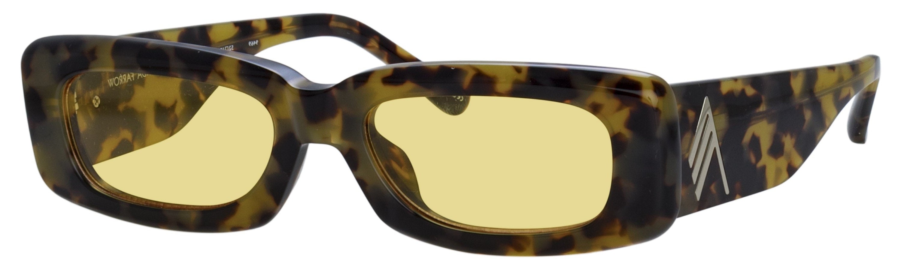 Color_ATTICO16C21SUN - The Attico Mini Marfa in Tortoise Shell and Yellow