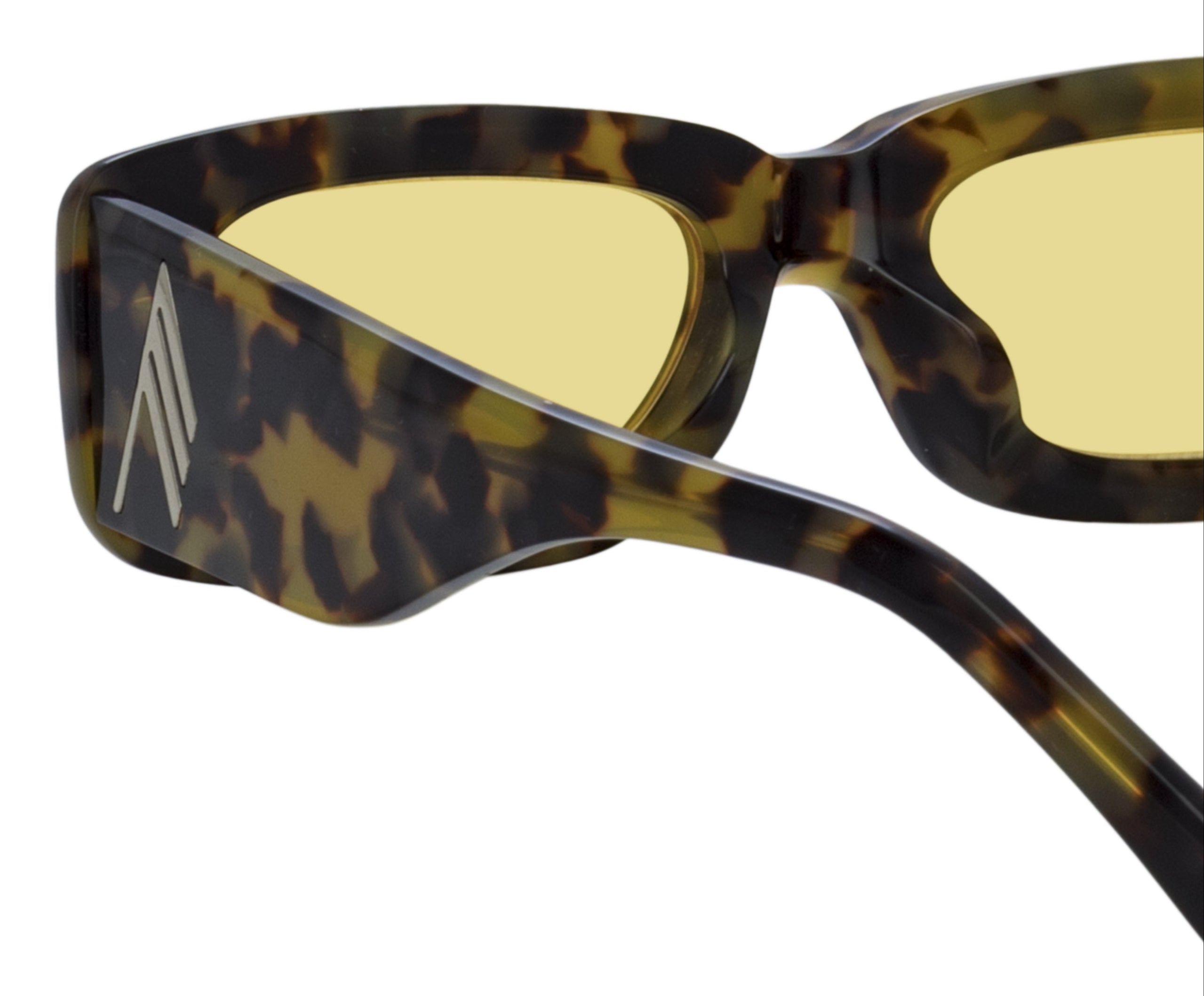 Color_ATTICO16C21SUN - The Attico Mini Marfa in Tortoise Shell and Yellow