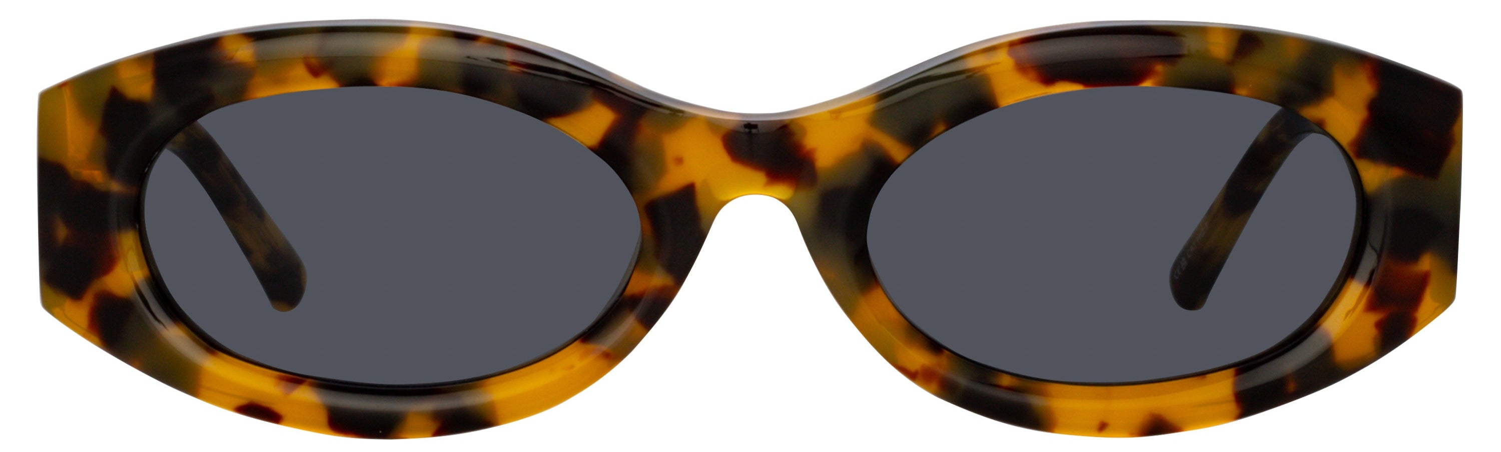 Color_ATTICO38C8SUN - The Attico Berta Oval Sunglasses in Tortoise Shell