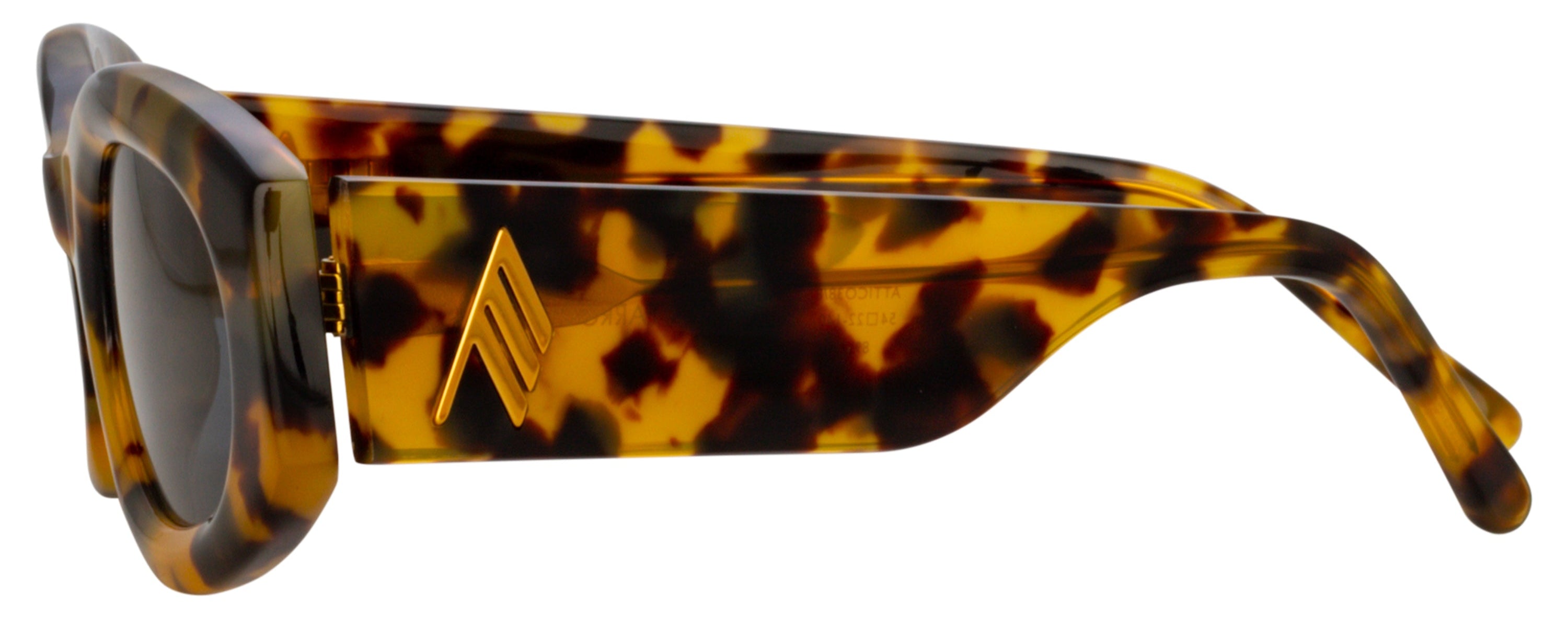 Color_ATTICO38C8SUN - The Attico Berta Oval Sunglasses in Tortoise Shell