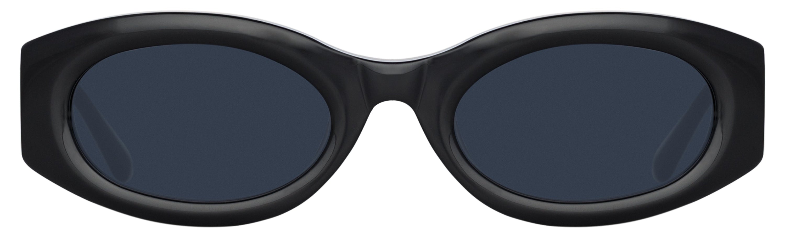 Color_ATTICO38C1SUN - The Attico Berta Oval Sunglasses in Black