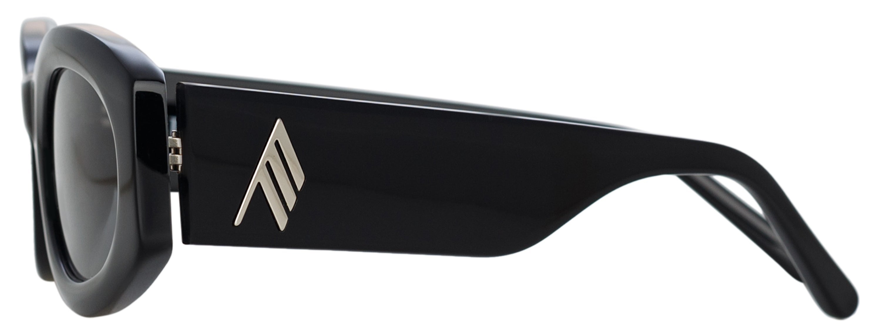 Color_ATTICO38C1SUN - The Attico Berta Oval Sunglasses in Black