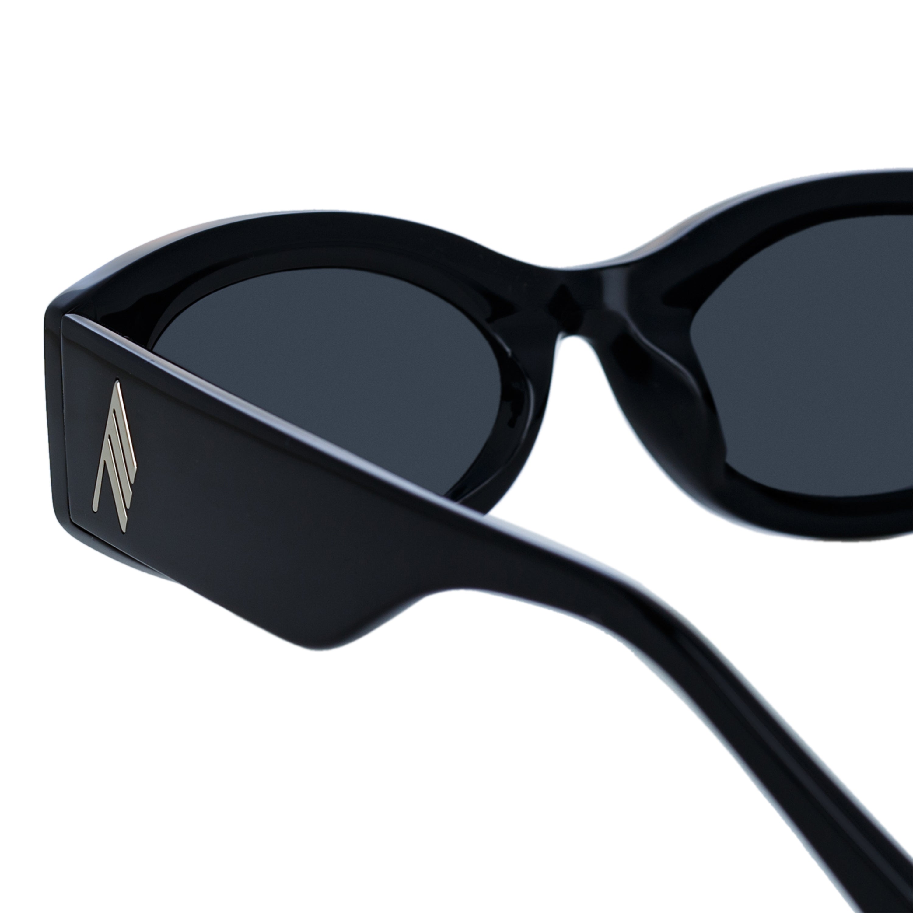 Color_ATTICO38C1SUN - The Attico Berta Oval Sunglasses in Black