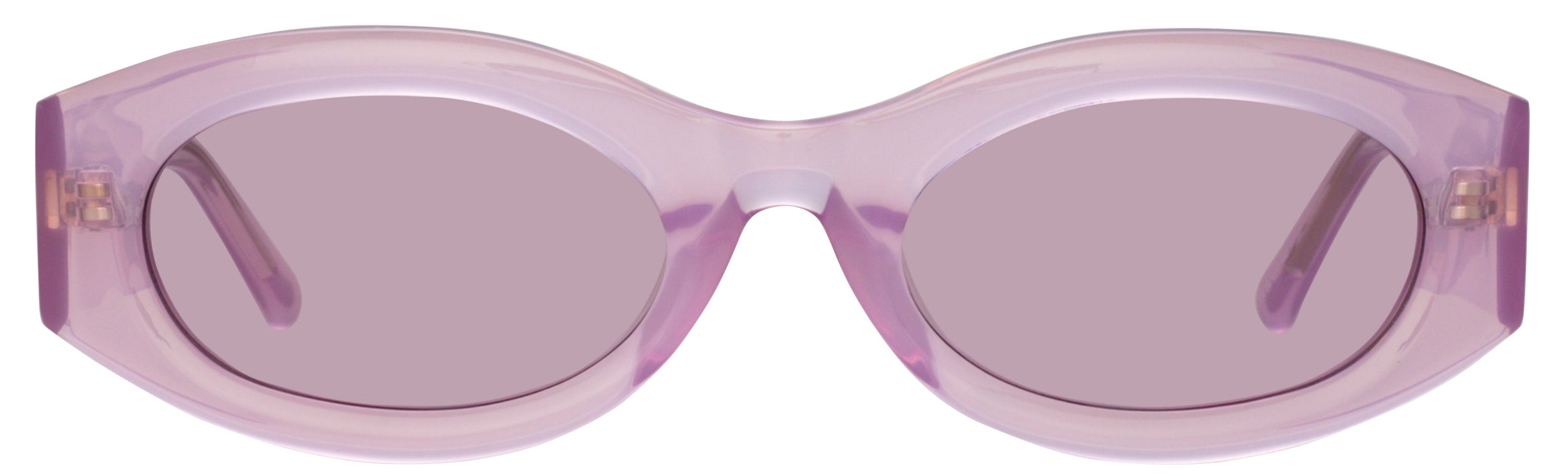 Color_ATTICO38C10SUN - The Attico Berta Oval Sunglasses in Pink
