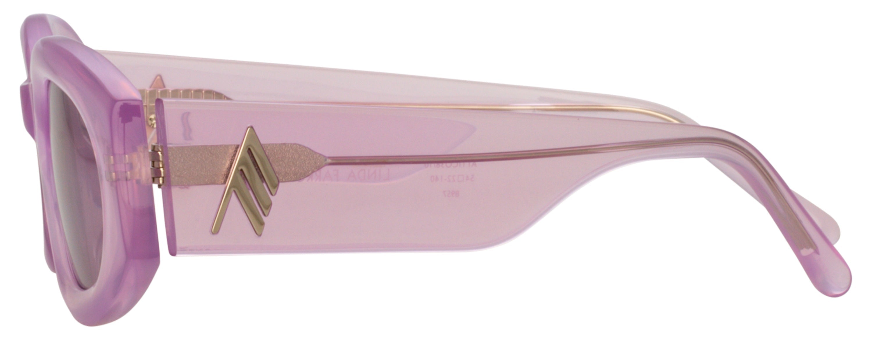 Color_ATTICO38C10SUN - The Attico Berta Oval Sunglasses in Pink