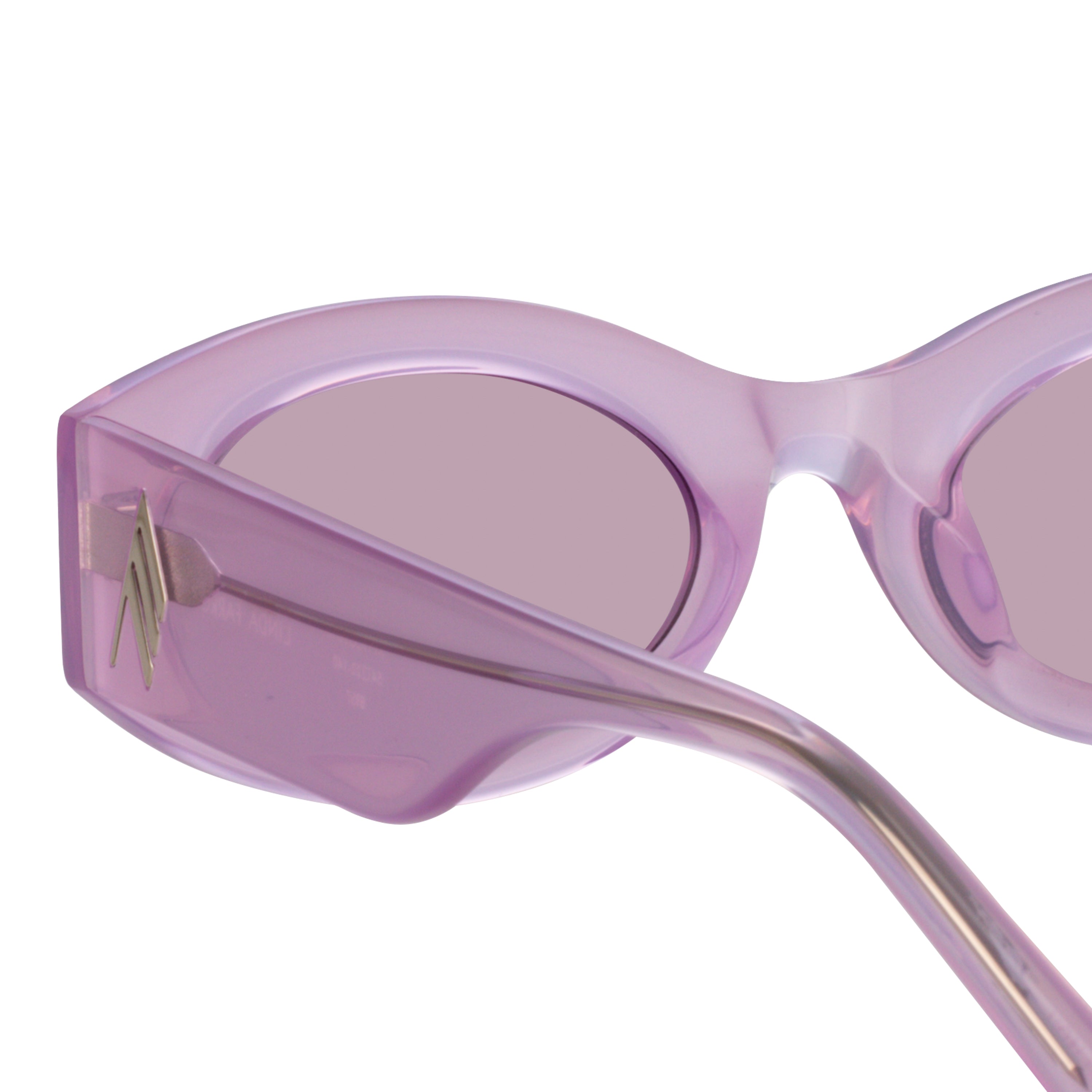 Color_ATTICO38C10SUN - The Attico Berta Oval Sunglasses in Pink